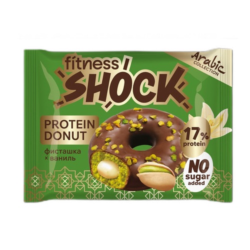 FitnesShock донат с фисташкой, 70 гр